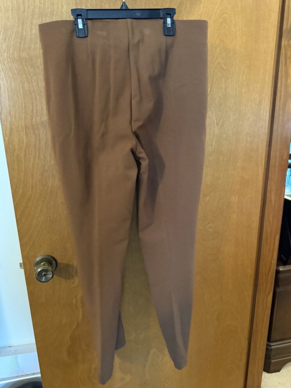Chico's So Slimming Juliet Slim Trim Detail Pants, Brown, Size 1R (8R) Pockets - Picture 4 of 8